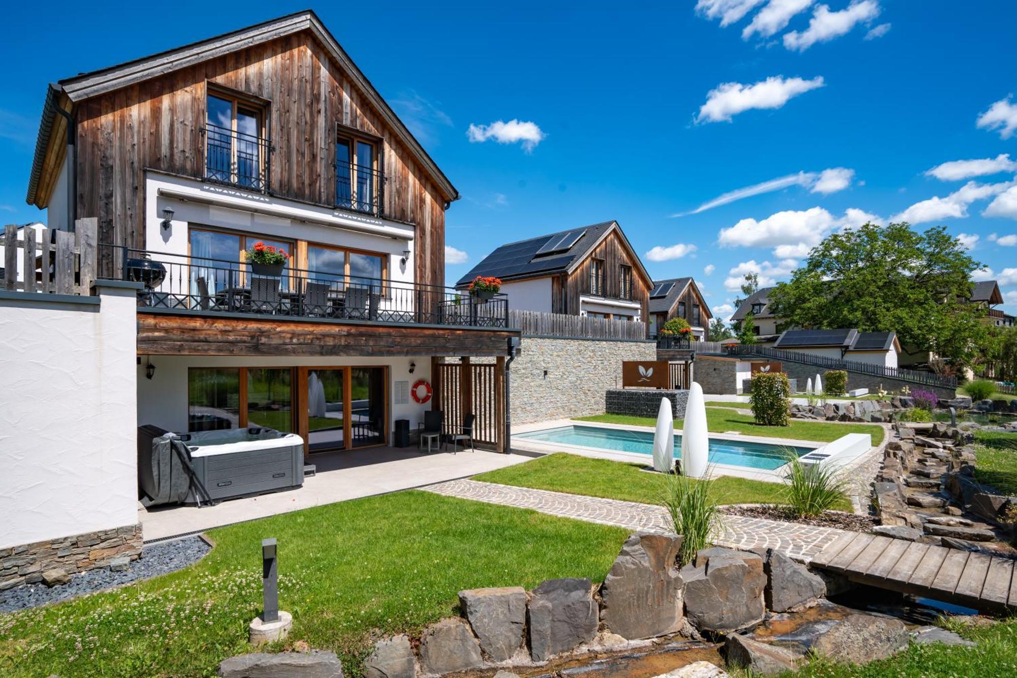 Chalets Petry Spa & Relax Bettel Zewnętrze zdjęcie