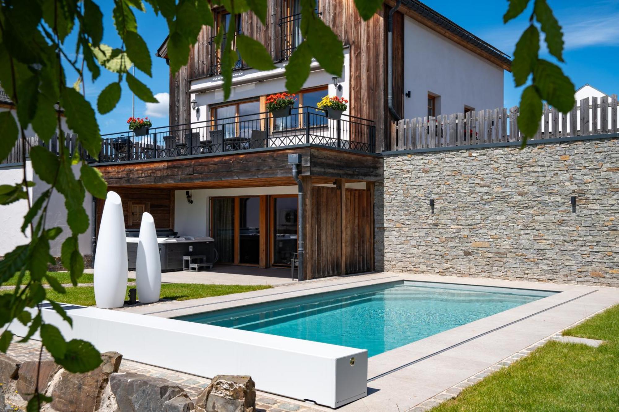 Chalets Petry Spa & Relax Bettel Zewnętrze zdjęcie